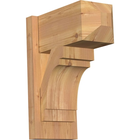 Ekena Millwork Merced Craftsman Smooth Outlooker, Western Red Cedar, 7 1/2"W x 14"D x 18"H OUT08X14X18MRC04SWR
